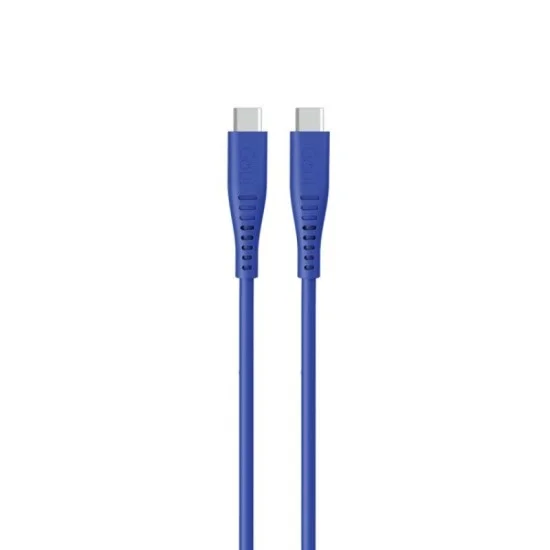 Goui - Silicon Type C To Type C - 1.5Mts Blue Cable